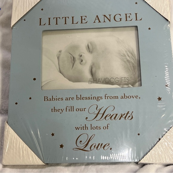 Blue and White Baby Photo Frames - Picture 2 of 4